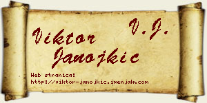 Viktor Janojkić vizit kartica